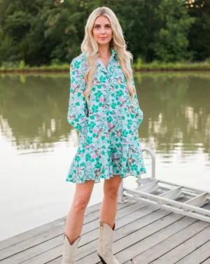 Meadow Blossom Dress - Wood Duck Floral | Western & Elegant