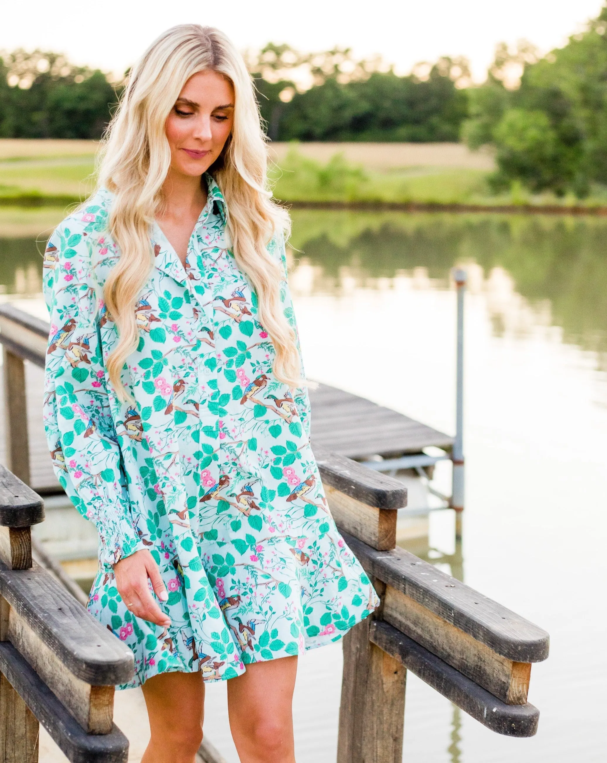 Meadow Blossom Dress - Wood Duck Floral | Western & Elegant
