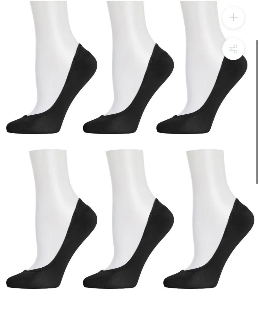 Memoi Microfiber No Show Liner MM049