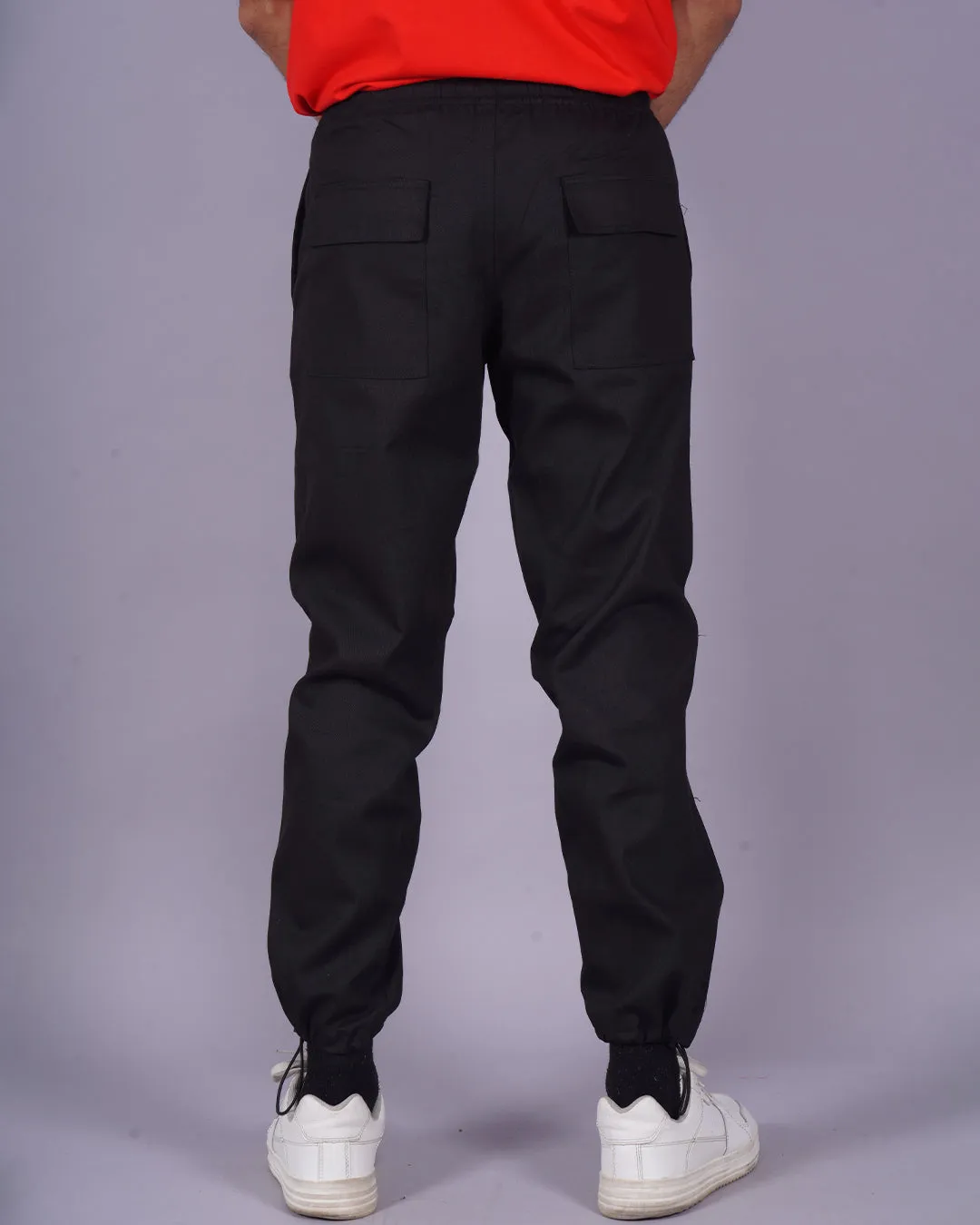 Men's Black Cargo Pants with Harry Potter Twist