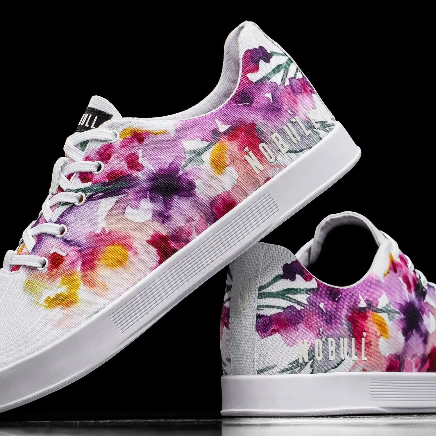 Men's Floral Canvas Trainer