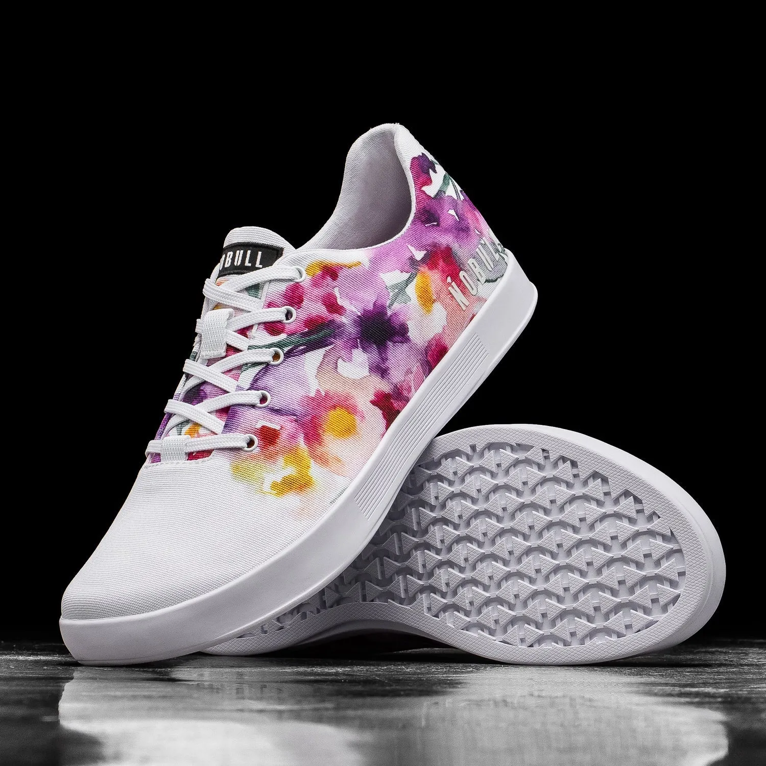 Men's Floral Canvas Trainer