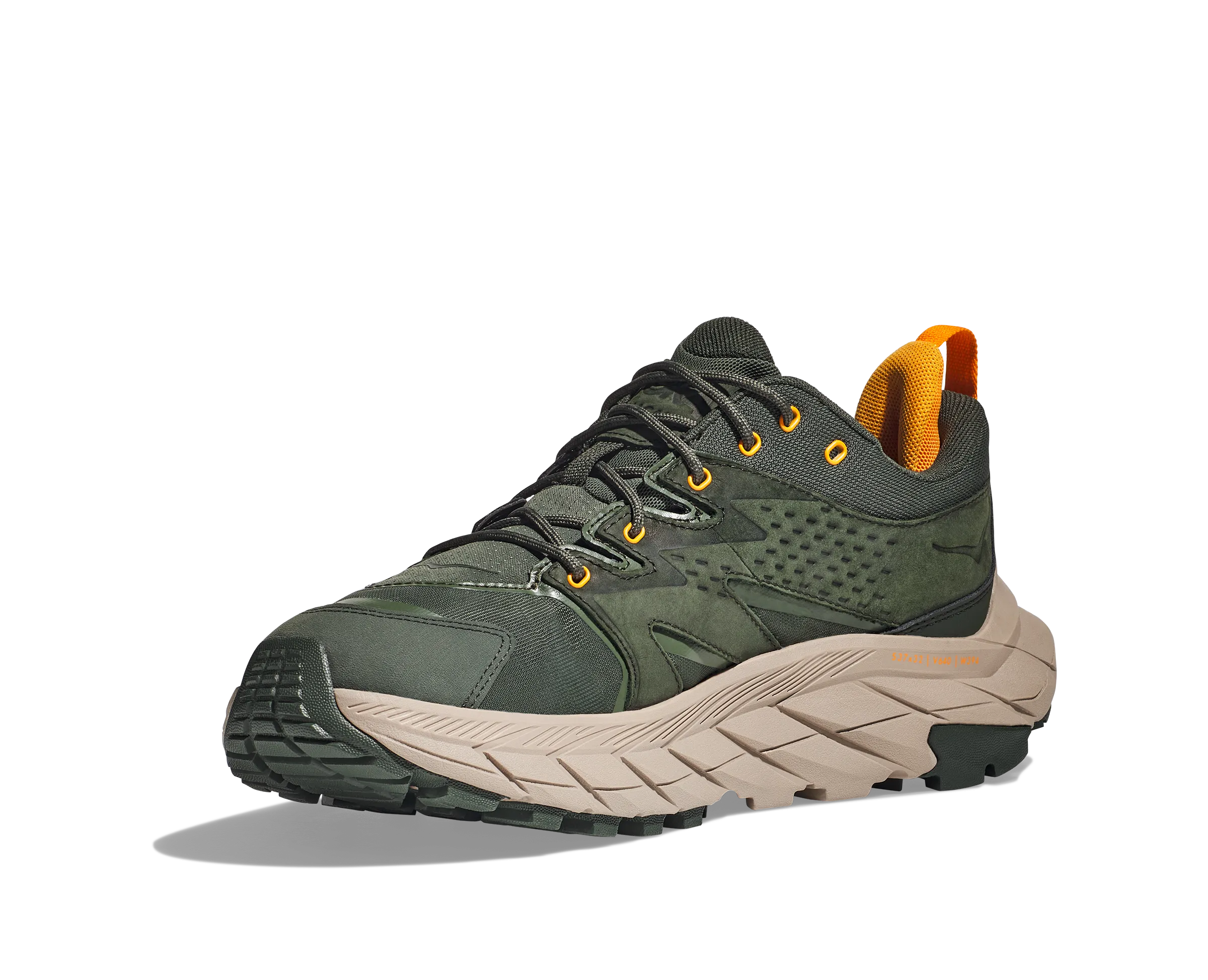 Men's Hoka Anacapa Low GTX Color: Duffel Bag/Radiant Yellow