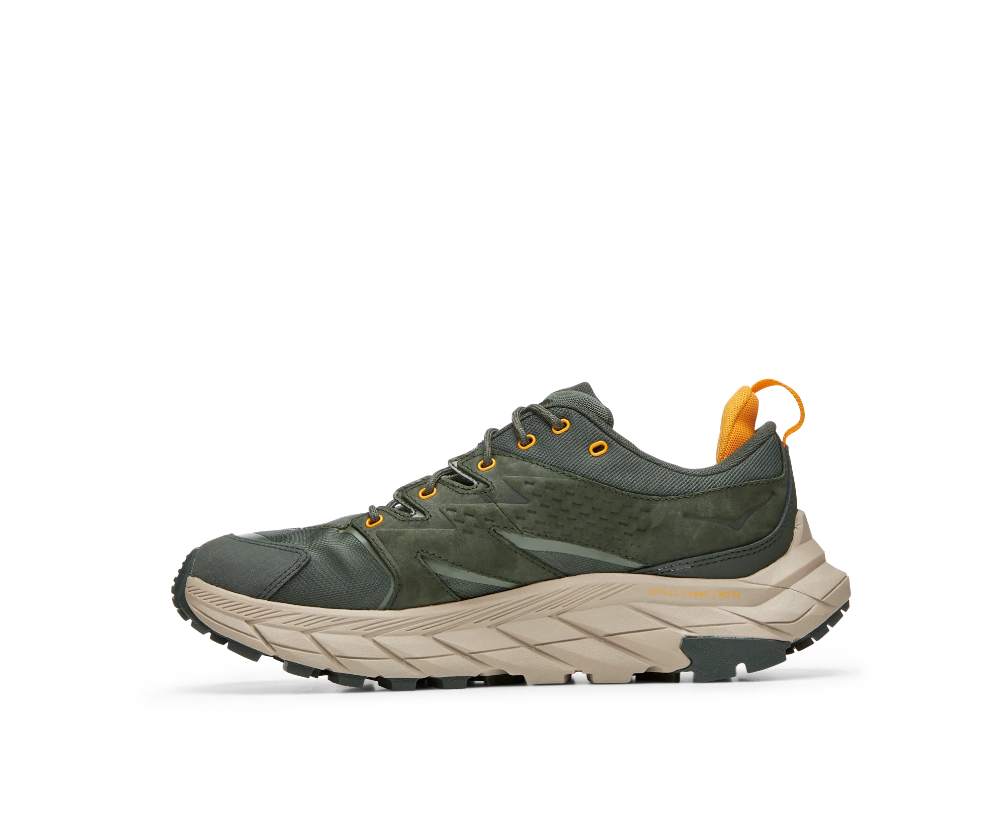 Men's Hoka Anacapa Low GTX Color: Duffel Bag/Radiant Yellow
