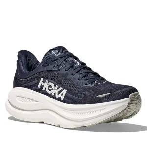 Mens Hoka Bondi 9 Extra Wide in Varsity Navy/White