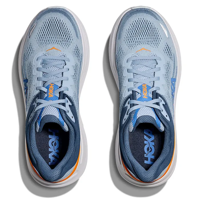 Mens Hoka Bondi 9 in Drizzle/Downpour