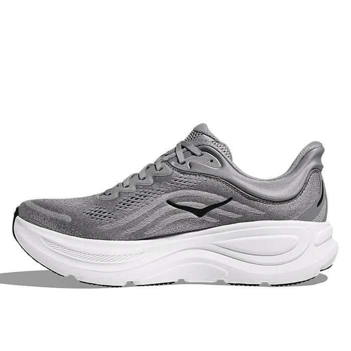 Mens Hoka Bondi 9 in Galactic Grey/Stellar Grey