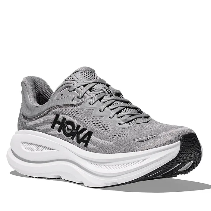 Mens Hoka Bondi 9 in Galactic Grey/Stellar Grey