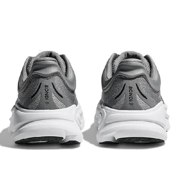 Mens Hoka Bondi 9 in Galactic Grey/Stellar Grey