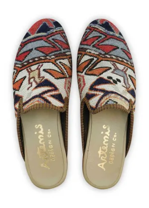 Men's Sumak Kilim Slippers - Size 9