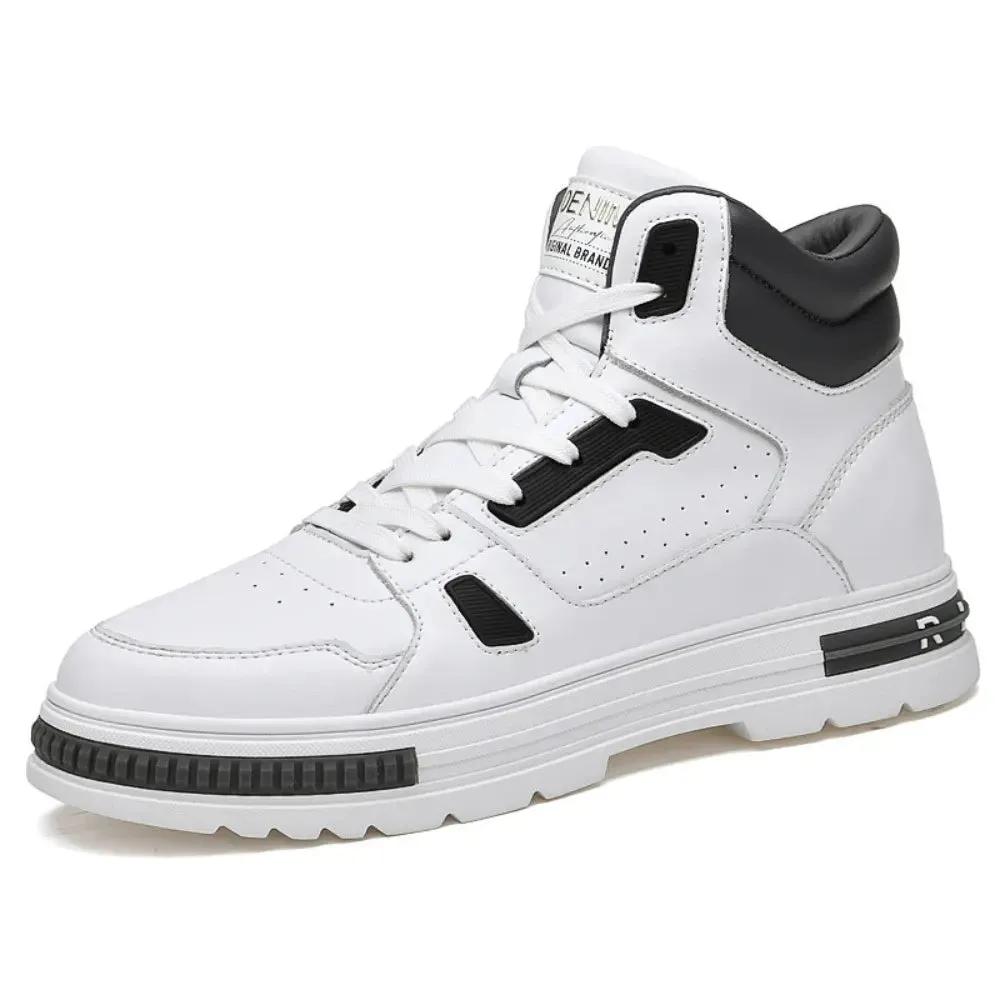 Mike | High Top Sneakers – 8 cm Erhöhung, Modernes Design für Damen und Herren