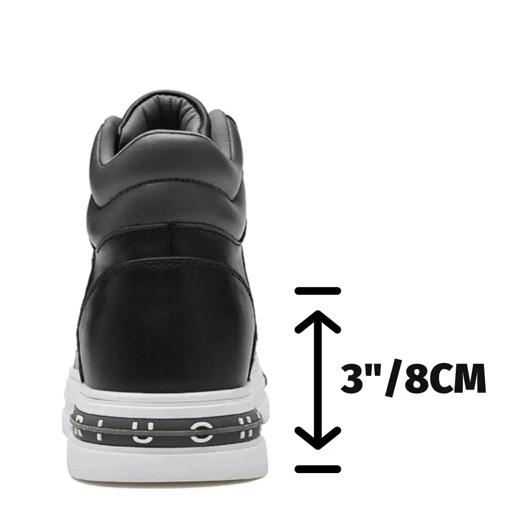 Mike | High Top Sneakers – 8 cm Erhöhung, Modernes Design für Damen und Herren