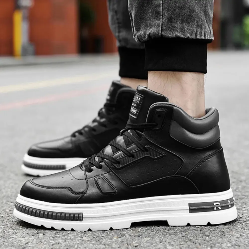 Mike | High Top Sneakers – 8 cm Erhöhung, Modernes Design für Damen und Herren