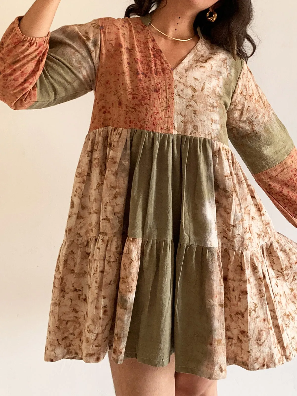 Mistletoe Organic Cotton Tiered Dress