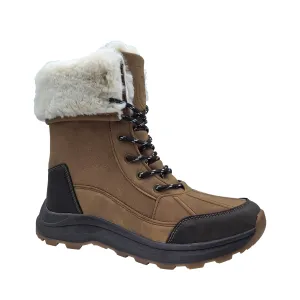 Mountain Ridge Women's Mix Media Boots, Tan, -20°C