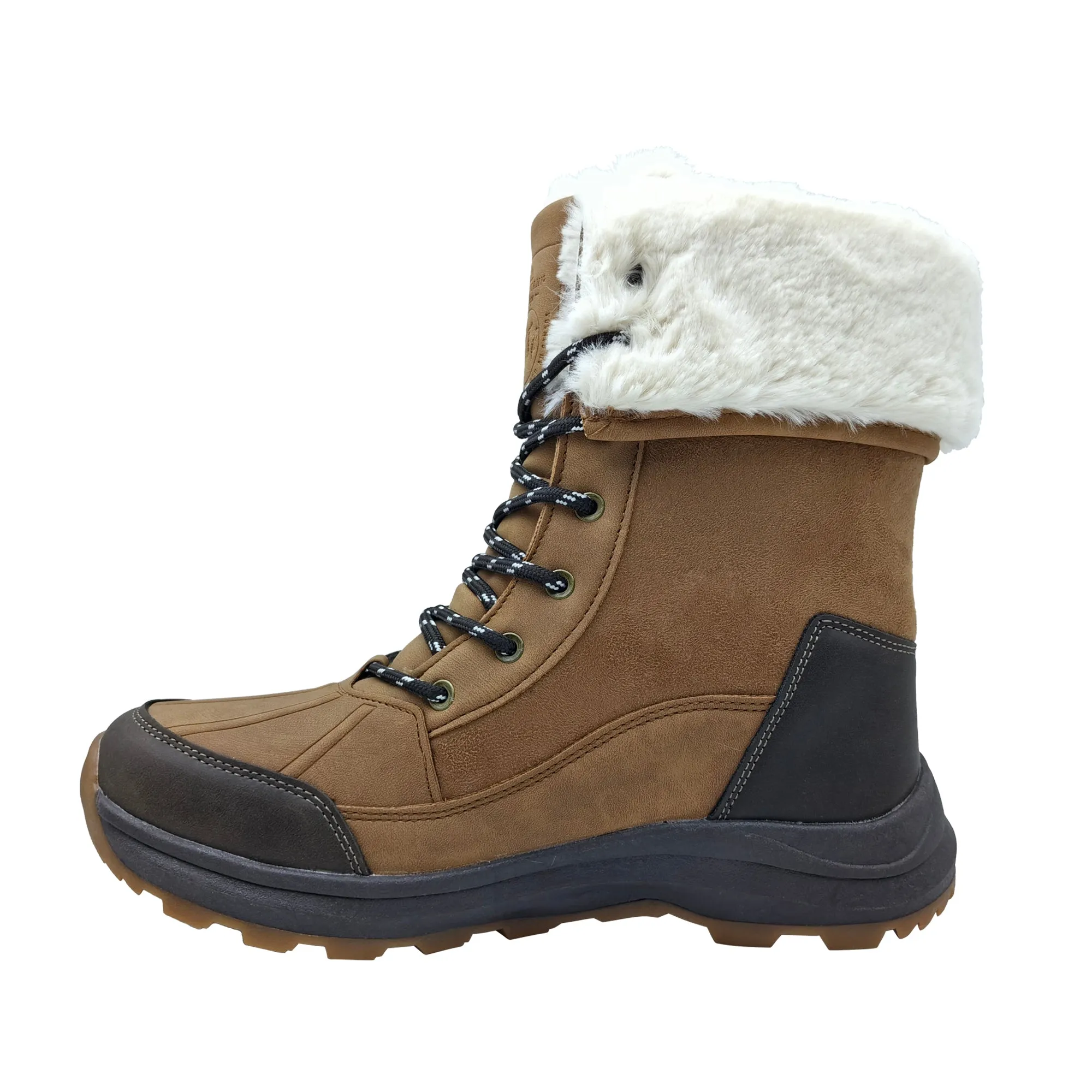 Mountain Ridge Women's Mix Media Boots, Tan, -20°C
