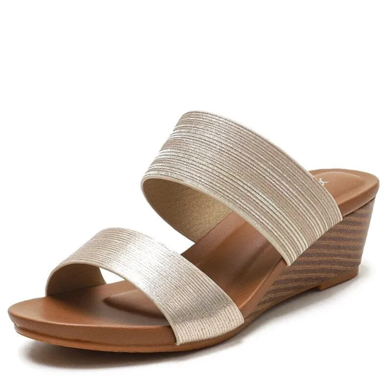 Nanccy  new fashion wear thick soled high heels thick soled sandals