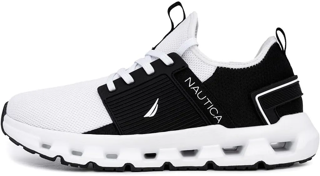 Nautica Mens Running Sneakers Sport Fashion Lace-Up Athletic Soft Shoes for Gym Tennis Men  Cushioned, Breathable, Lightweight & Comfortable