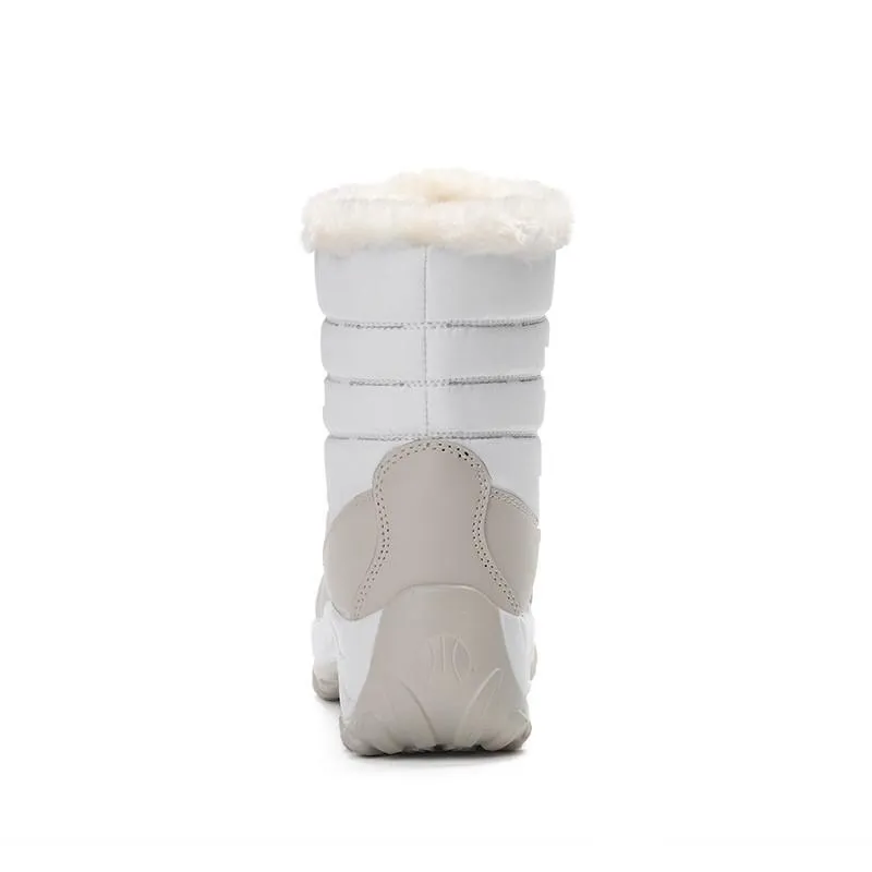 Non-slip waterproof winter ankle snow boots