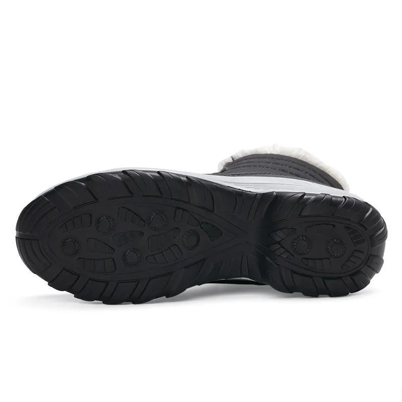 Non-slip waterproof winter ankle snow boots