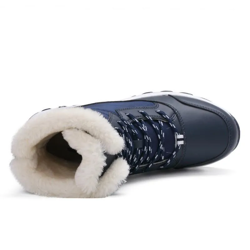 Non-slip waterproof winter ankle snow boots