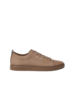 Nubuck Leather 'Lee' Trainers - Brown