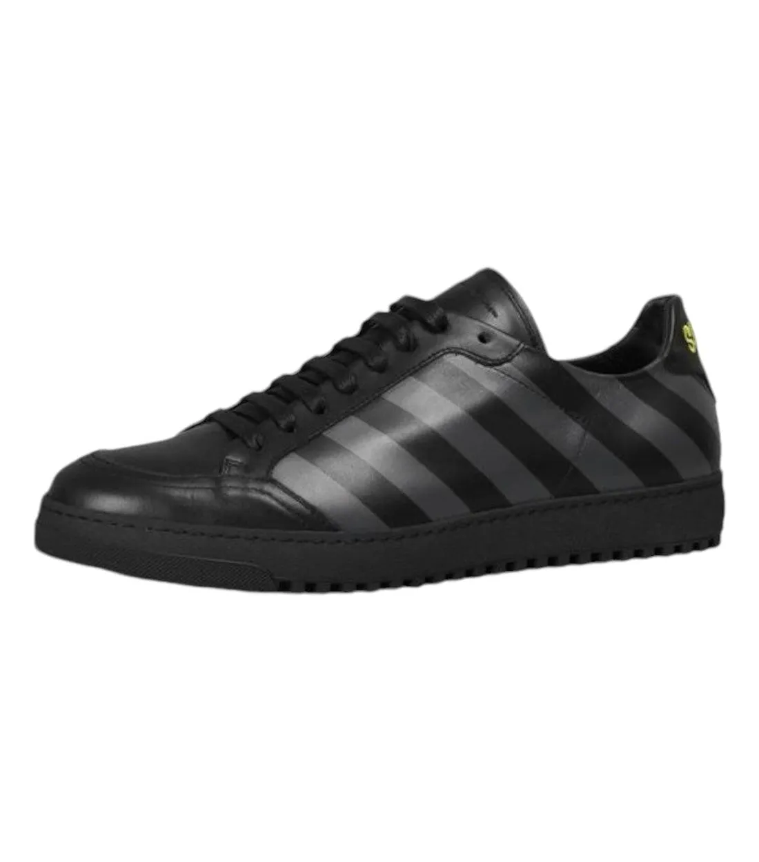Off-White Zwart Kalfsleren Silence Dames Sneakers