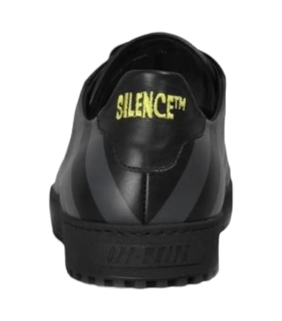 Off-White Zwart Kalfsleren Silence Dames Sneakers