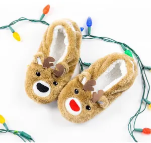 Oh Deer Footsie Faceplant Dreams Slippers