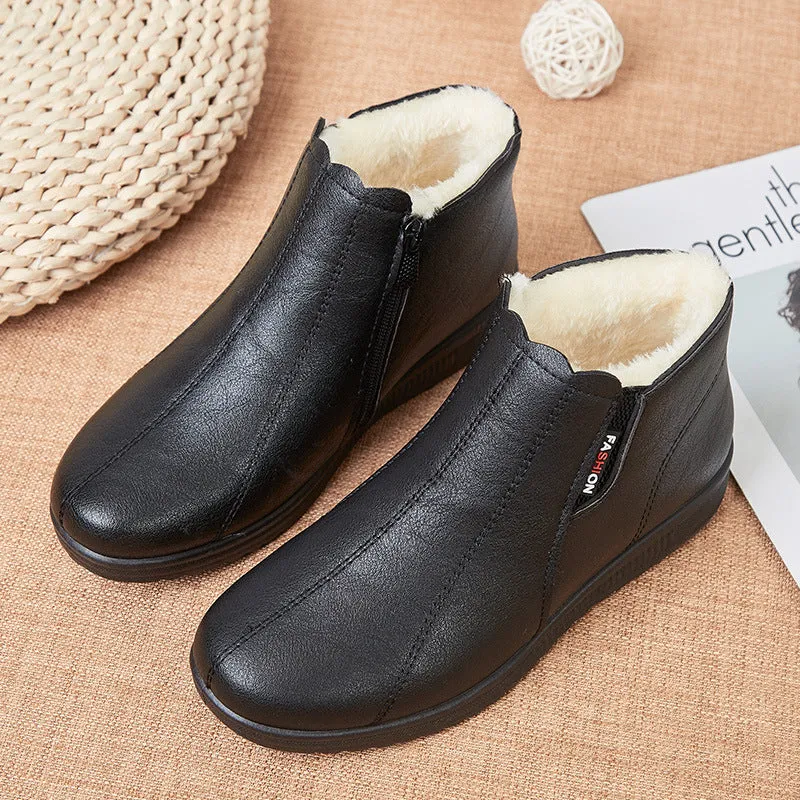 Owlkay Soft Sole Warm And Fashionable Short Boots