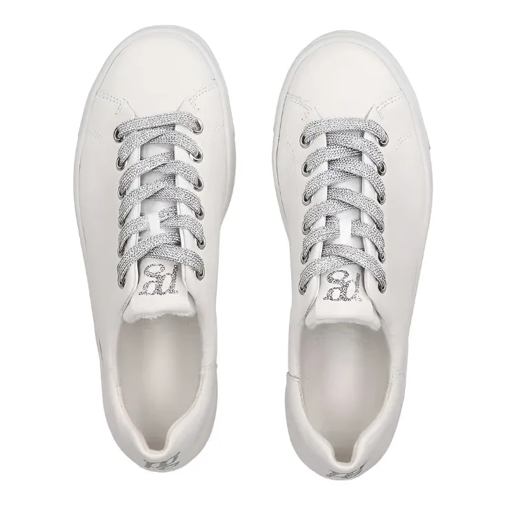 Paul Green Womens Platform Trainer 5320 Maincalf White/Silver