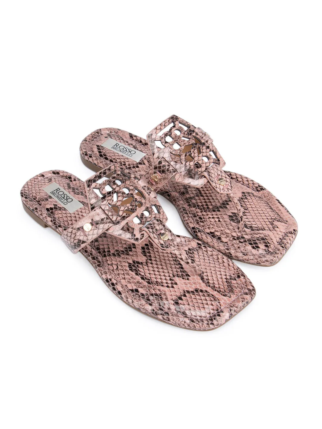 Pink Printed Logo Sliders