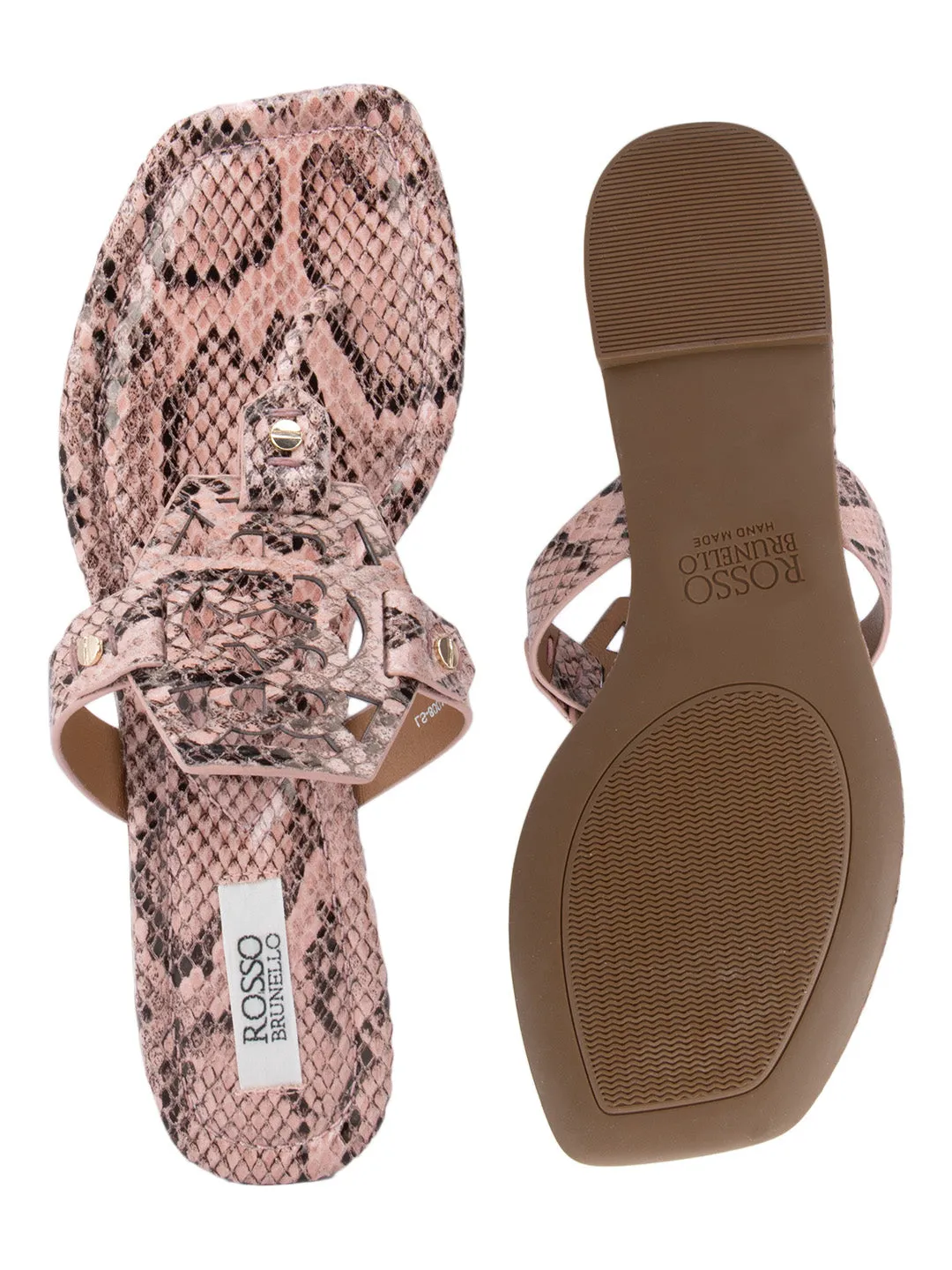 Pink Printed Logo Sliders