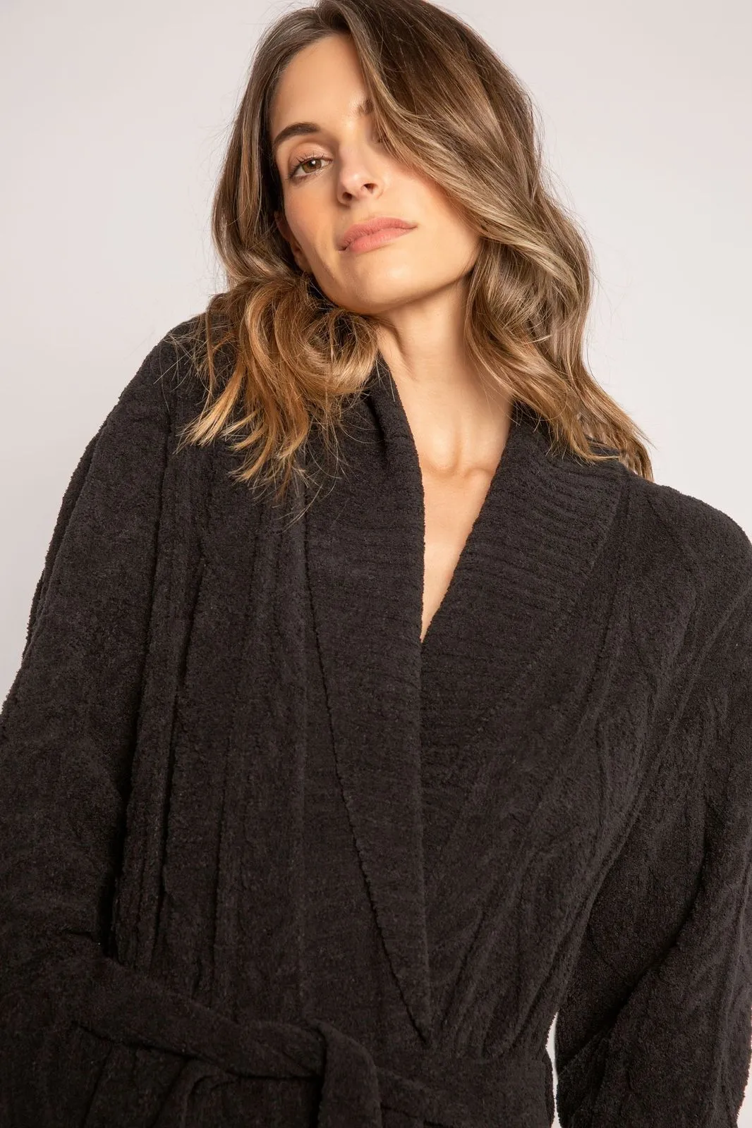 P.J. Salvage Cable Knit Slide
