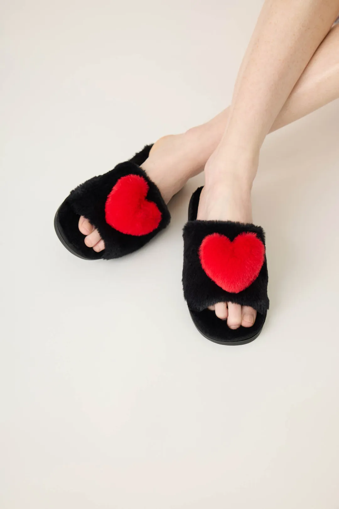 PJ Salvage - Red Heart Slipper