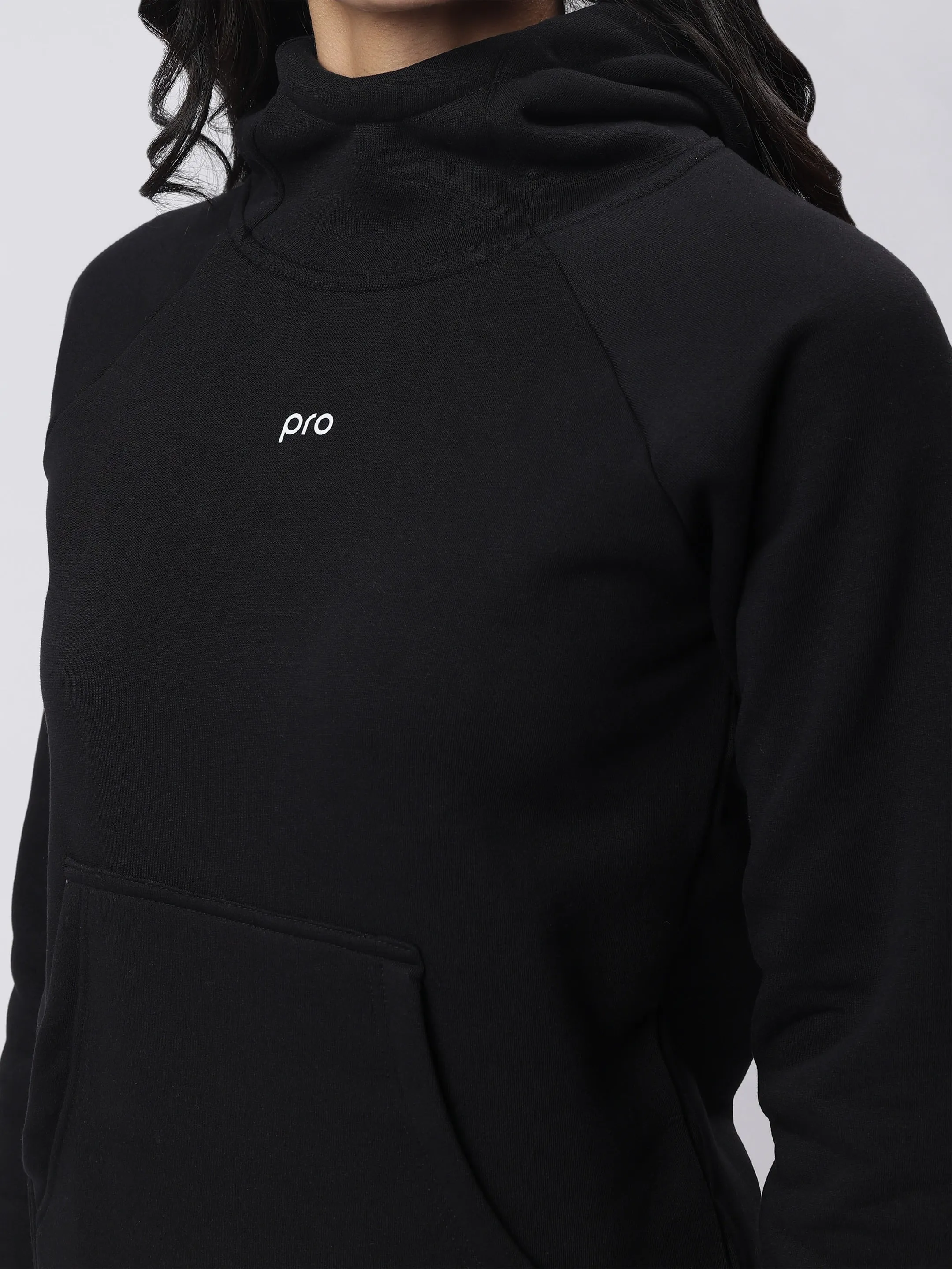 Pro Fleece: Black Co-ord with Back Print
