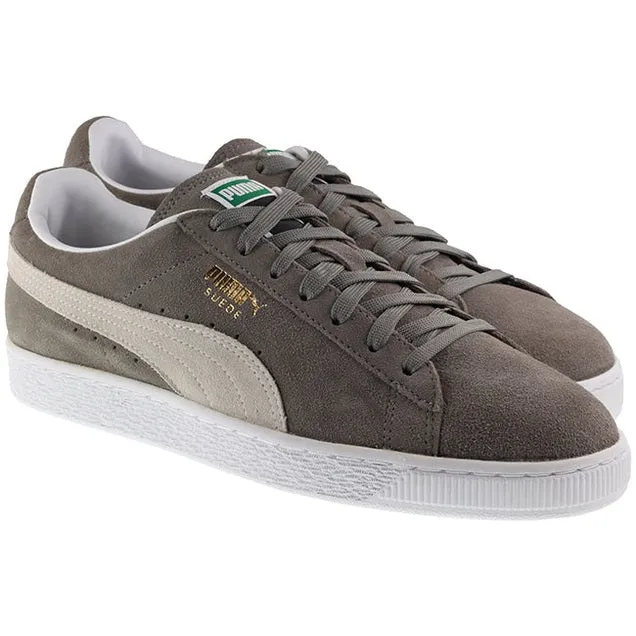 Puma Trainers Womens Suede Classic Plus Grey White