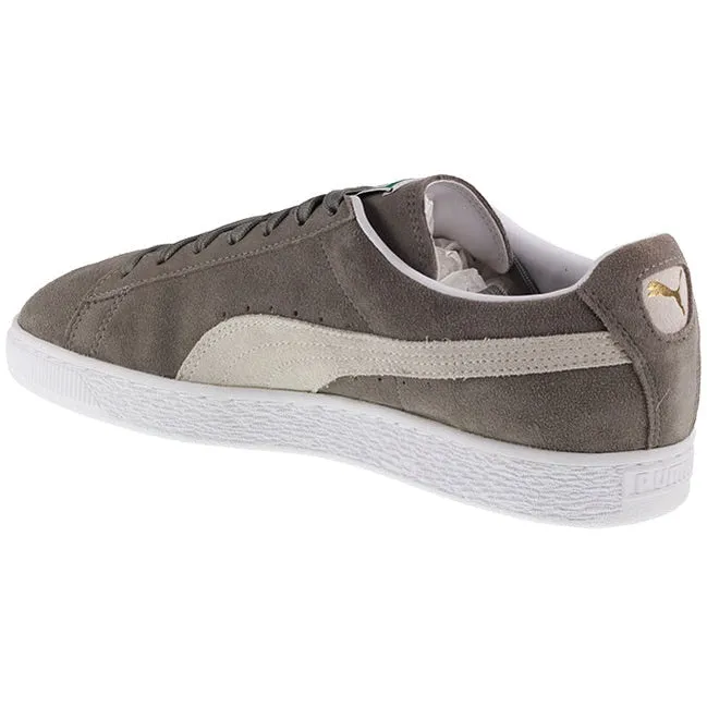 Puma Trainers Womens Suede Classic Plus Grey White