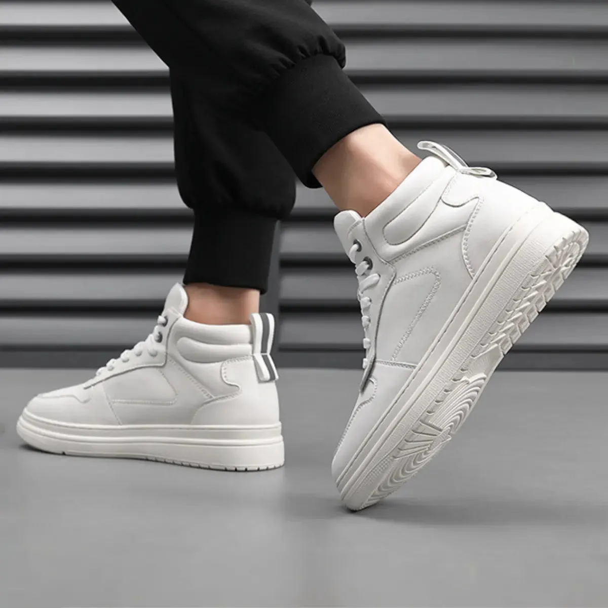 Ralf | High Top Sneaker Herren – 8 cm Erhöhung, Stilvoll und Bequem