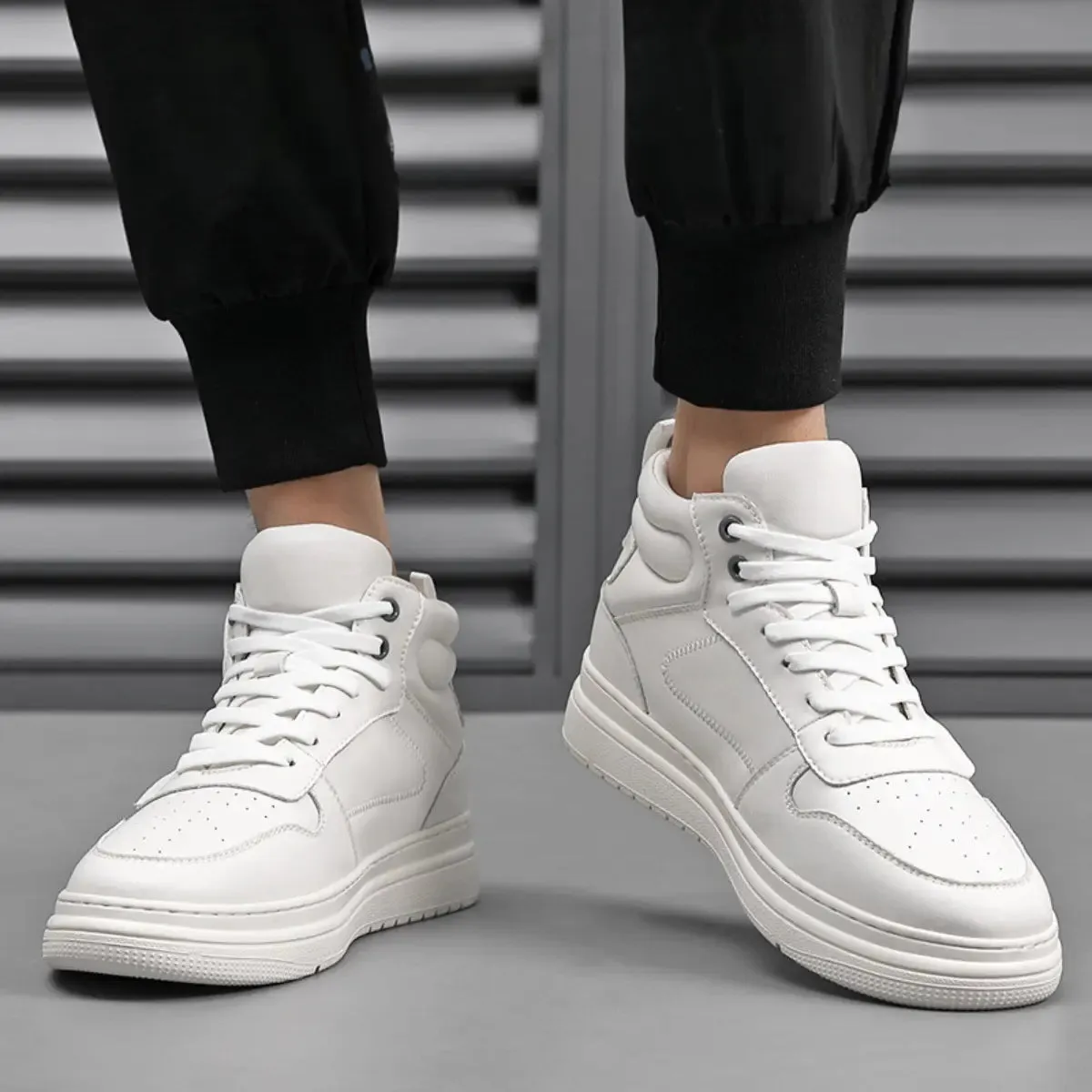 Ralf | High Top Sneaker Herren – 8 cm Erhöhung, Stilvoll und Bequem