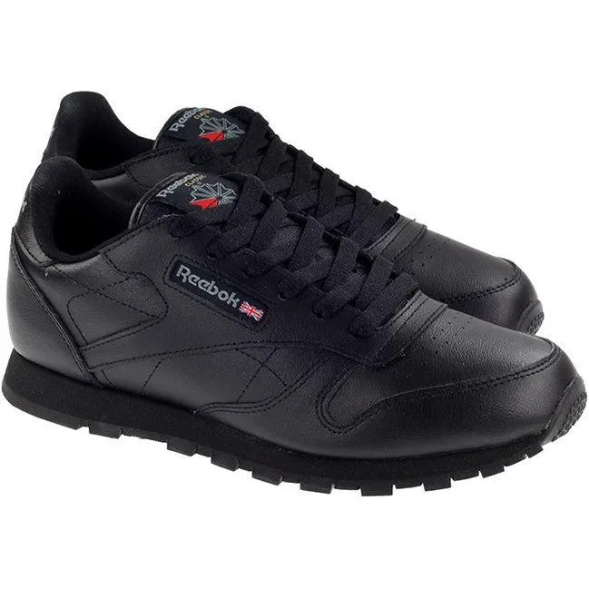 Reebok Trainers Juniors Classic Leather Black Black