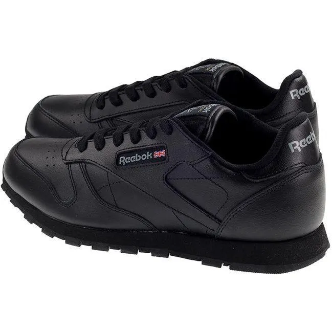 Reebok Trainers Juniors Classic Leather Black Black