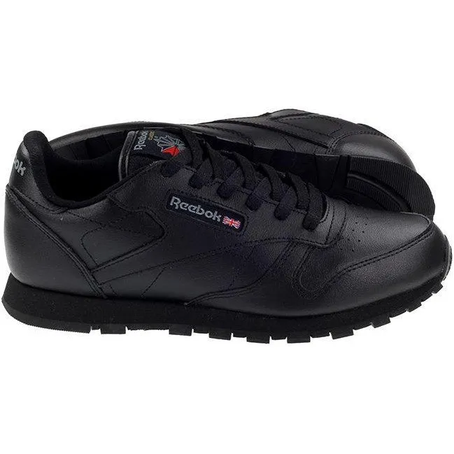 Reebok Trainers Juniors Classic Leather Black Black