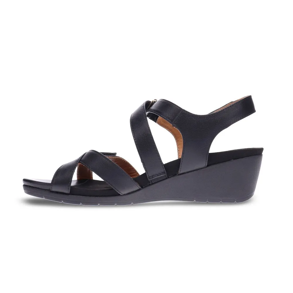 Revere Women's Casablanca Wedge Back Strap Sandals