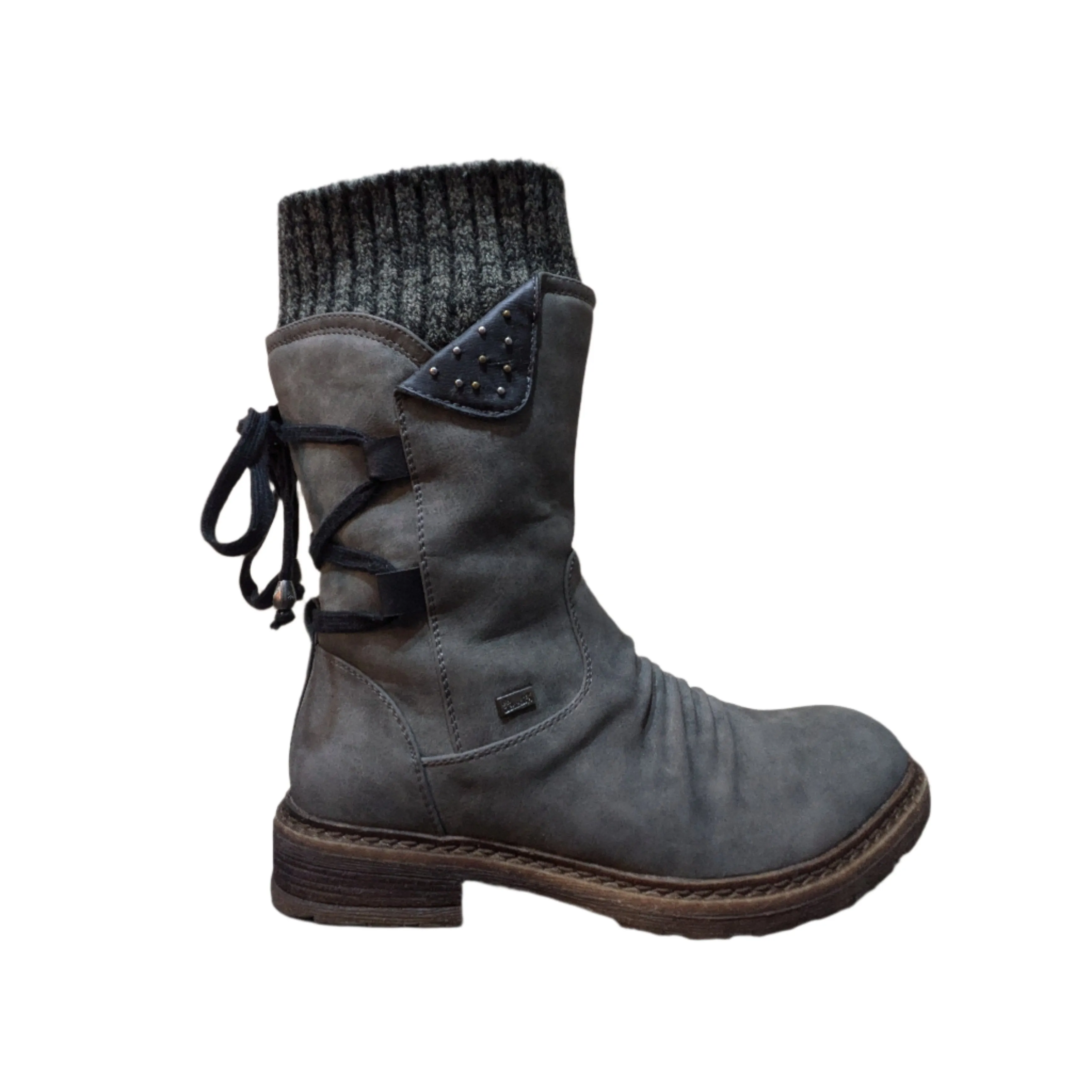 Rieker Women's Warm Lined Classics Mid-Calf Ankle Boots - (Size EU 40 / UK 7 / US 9)