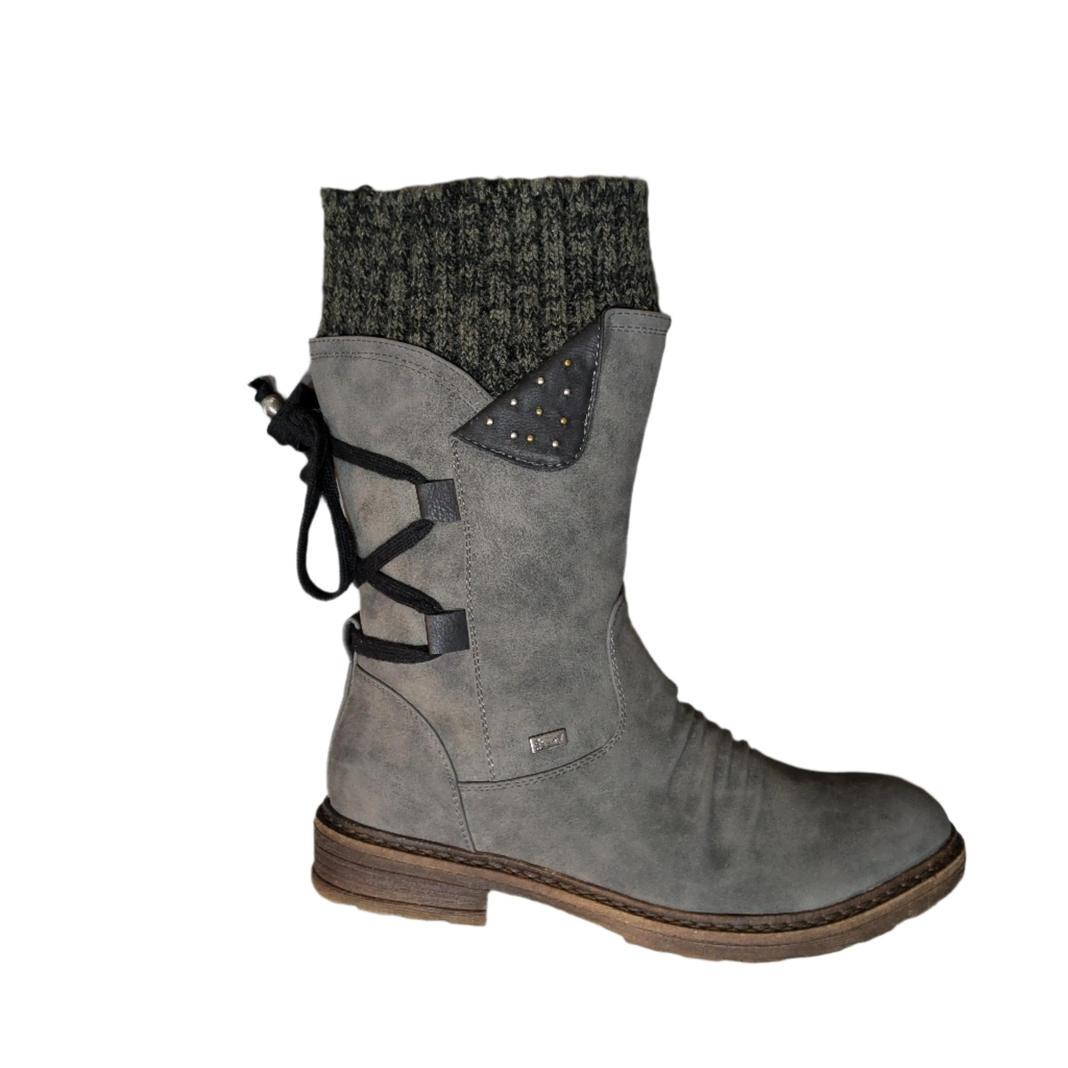 Rieker Women's Warm Lined Classics Mid-Calf Ankle Boots - (Size EU 40 / UK 7 / US 9)