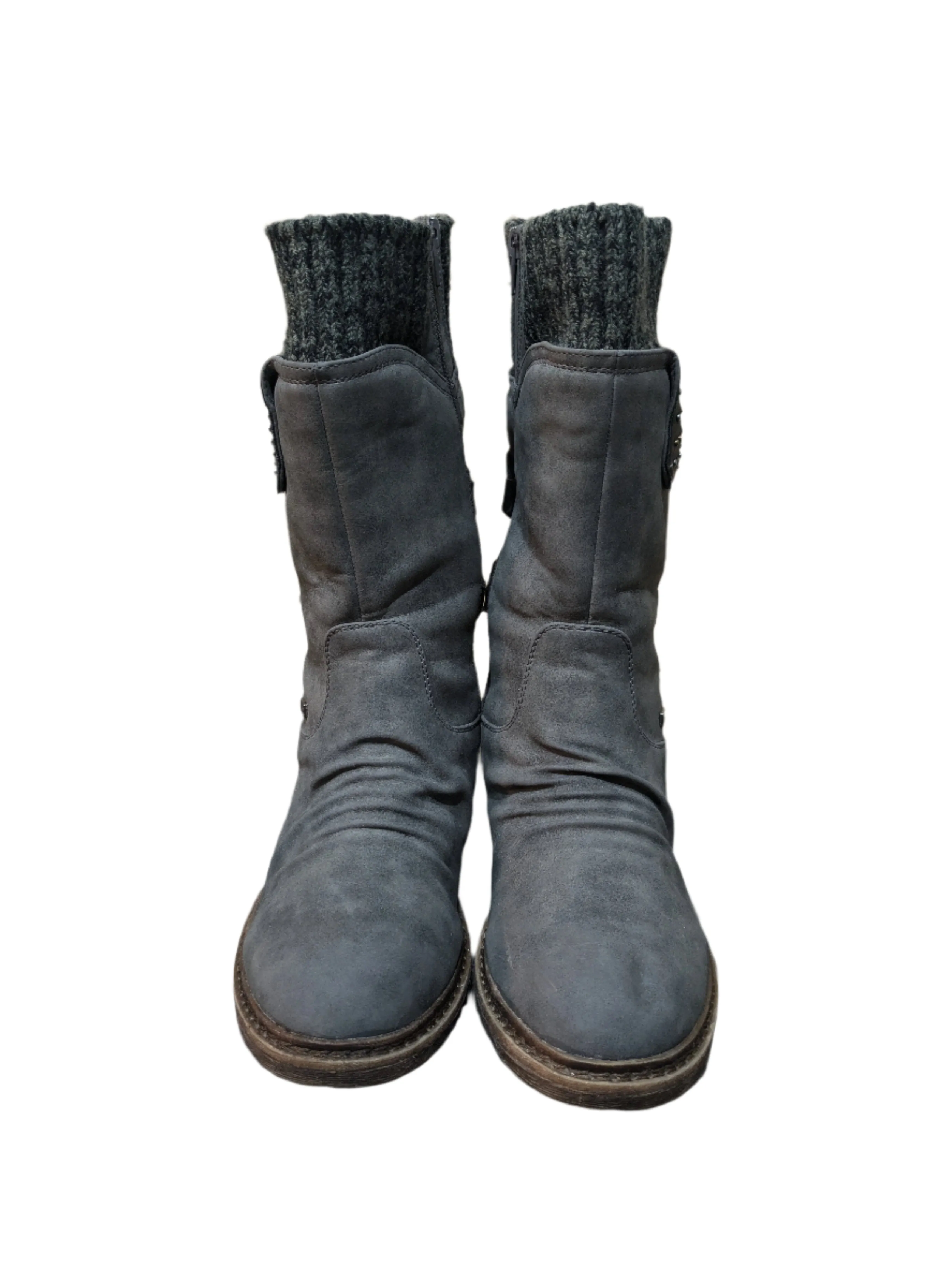 Rieker Women's Warm Lined Classics Mid-Calf Ankle Boots - (Size EU 40 / UK 7 / US 9)