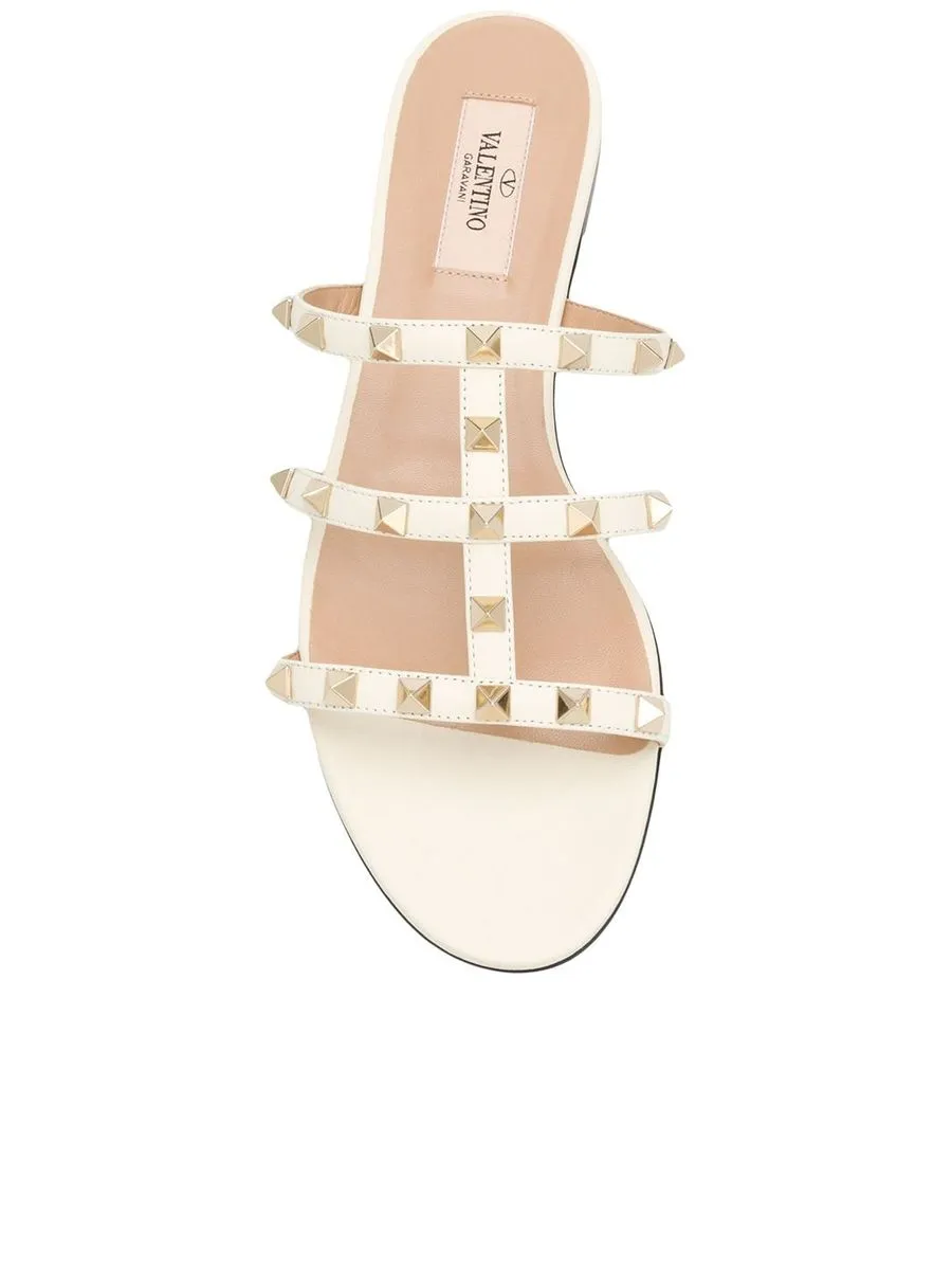 Rockstud Leather Sandals