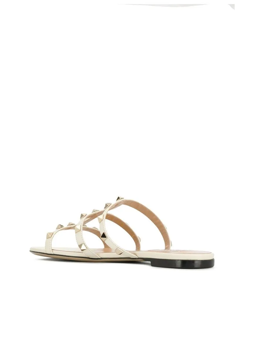Rockstud Leather Sandals