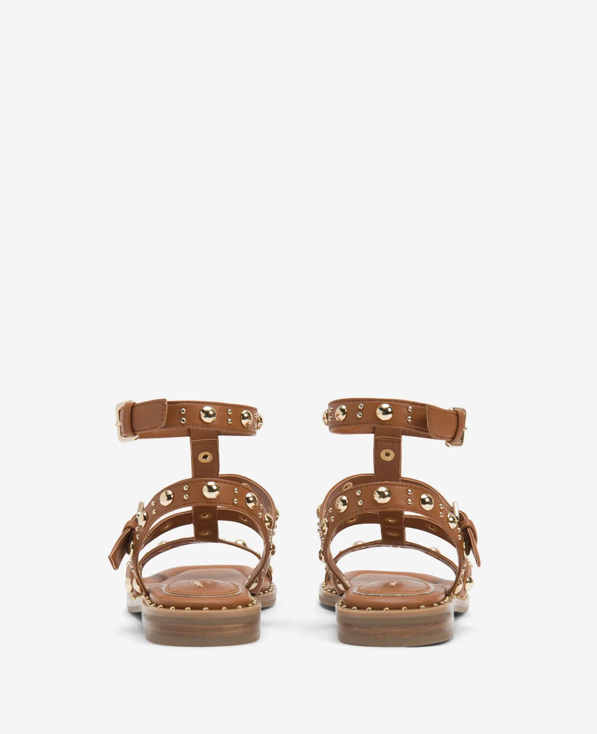 Ruby Studded Gladiator Flat Sandal